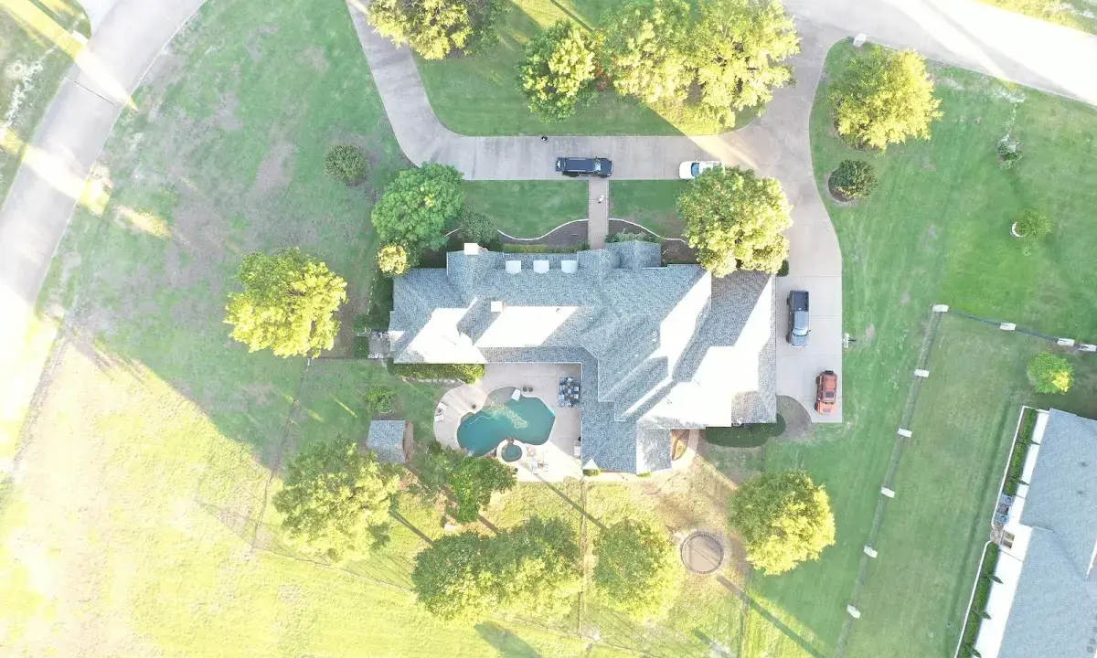 New shingle roof installation on a home in Carlyss